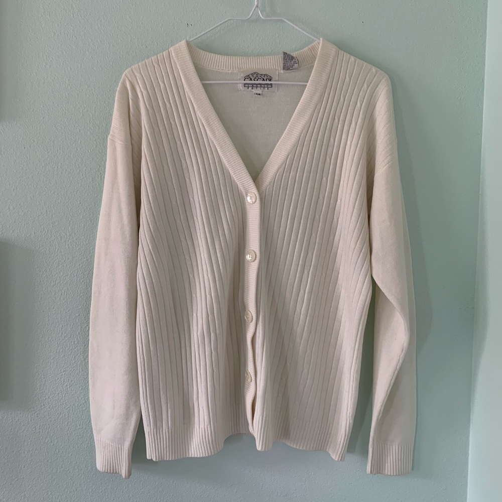 Vintage White Cardigan